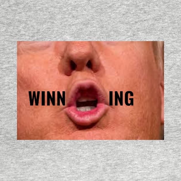 Funny Donald Trump Saying WINNING Facemask Political Humor by gillys